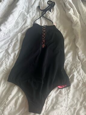 NWT- Victoria’s Secret pink one piece - size L